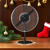 Projecteur holographique 3D LED de 22 cm avec commande à distance par application WiFi et Bluetooth, pour la publicité en magasin