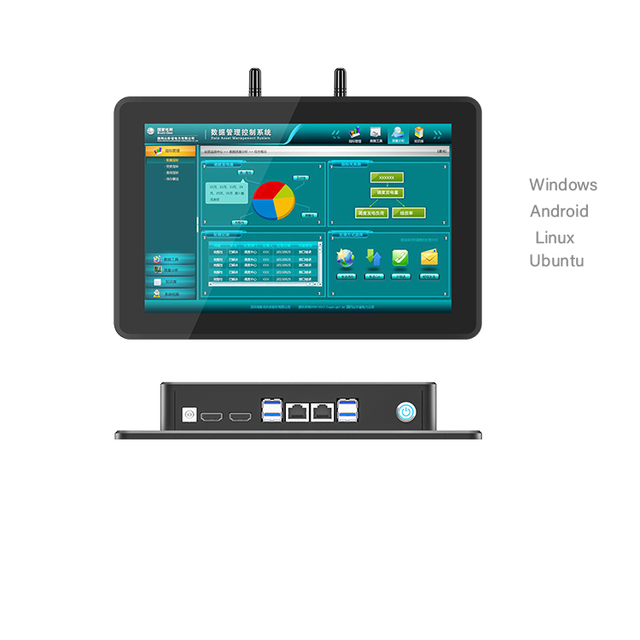 Hot Sale All in One Computer I7 Touch Screen 27 Inch 8 10 13 15 19 22 27 Inch Industrial Monitor with Mini Computer