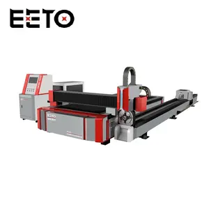 ETO-FLSP3015 1500W 2000W 3000W Open Type Metalen Buis En Plaat Fiber Laser Snijmachine