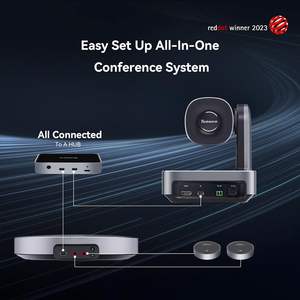 Sistema de <span class=keywords><strong>videoconferencia</strong></span> Tenveo 4K, cámara de conferencia PTZ con zoom 12x con altavoz <span class=keywords><strong>Bluetooth</strong></span> para reuniones medianas y grandes - Product Image 4
