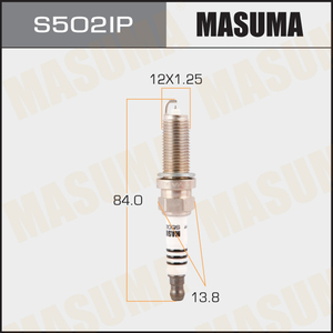 หัวเทียนรถยนต์ S502IP MASUMA ระบบเครื่องยนต์อัตโนมัติ อิริเดียม แพลตตินัม SC16HR11 ILKAR7B11 90919-01253 22401-CK81B สำหรับรถยนต์นิสสัน - Product Image 6