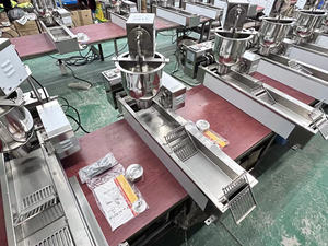 เครื่องทำโดนัทถังน้ำมันแบบกว้างตั้งโต๊ะขนาดเล็กเครื่อง<span class=keywords><strong>ทำ</strong></span><span class=keywords><strong>แป้ง</strong></span>เครื่องทำโดนัทไฟฟ้า - Product Image 4