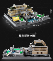 5226 1373 pièces ABS monde Architecture ville paysage briques modèle hôtel impérial-Tokyo, japon blocs de construction pour enfants cadeau jouets