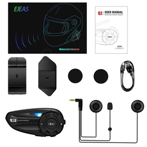 <span class=keywords><strong>EJEAS</strong></span> <span class=keywords><strong>Q2</strong></span> motocicleta Bluetooth casco intercomunicador nueva motocicleta Bluetooth intercomunicador - Product Image 2