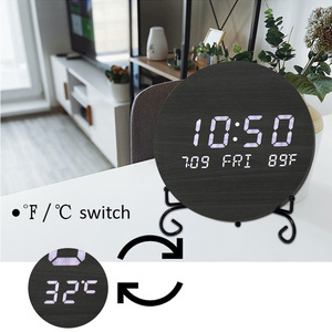 Reloj <span class=keywords><strong>Despertador</strong></span> Digital de Pared, Grande, con Control Remoto, LED, Eléctrico, Estético, Decoración Sostenible para el Hogar, Luminoso en la Oscuridad, de Lujo - Product Image 3