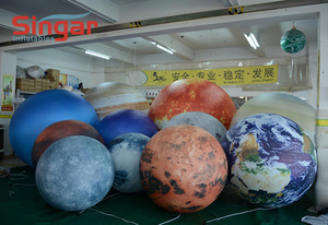 Globo Gigante Inflable de Helio con Forma de Luna, Modelo de Planeta para Decoración Científica - Product Image 6