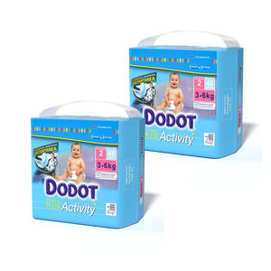 Pañales Desechables <span class=keywords><strong>DODOT</strong></span> Super Grandes de Algodón con Cinta Mágica, Protección Anti-Fugas, Superficie Seca, Absorción de 400-600 ml, Absorbencia 30 - Product Image 5