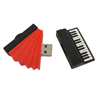 USB 2.0 Flashdisk Alat Musik 8 Model 4GB hingga 64GB USB Flash Drive Baru Biola Piano Gitar Keyboard