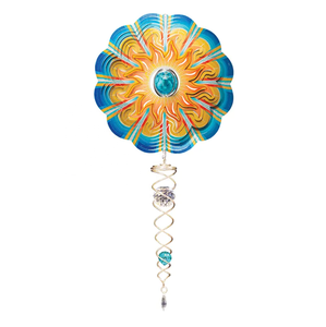 Fournisseur d'usine : Éolienne Arbre de Vie avec Cristal Torsadé, Décoration de Jardin 3D, Queue Spirale en Acier Inoxydable - Product Image 5