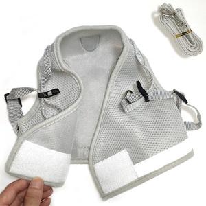 เสื้อกั๊กสุนัขแบบสะท้อนแสง ปรับได้ ระบายอากาศดี ไม่รัดคอ พร้อมสายจูง  รับผลิตแบรนด์ส่วนตัว - Product Image 6