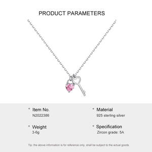 Compromiso boda eternidad joyería personalizada mujer circón <span class=keywords><strong>Cadena</strong></span> <span class=keywords><strong>de</strong></span> <span class=keywords><strong>plata</strong></span> <span class=keywords><strong>italiana</strong></span> 925 <span class=keywords><strong>precio</strong></span> personalizado hombres collar con colgante - Product Image 3