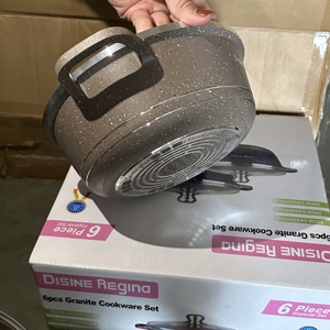 Nấu ăn nồi thiết lập không dính 20-24-28 3pcs thiết lập 3 nắp 3 chậu đồ nấu nướng Frypan cảm ứng nhà bếp không dính Cookware <span class=keywords><strong>Set</strong></span> nhôm có nắp đậy - Product Image 6