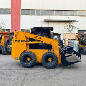 Aliran tinggi 1050kgs 0.5 cube <span class=keywords><strong>meter</strong></span> bucket wheel skid steer loader dengan Chipper lampiran - Product Image 4