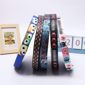 Nhà Máy Tùy Chỉnh 2.5Cm Thân Thiện Với Môi <span class=keywords><strong>Polyester</strong></span> <span class=keywords><strong>Jacquard</strong></span> In Vải Cho Túi Xách Và Hàng May Mặc - Product Image 2