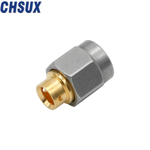 Chsux thép không gỉ <span class=keywords><strong>SMA</strong></span> RF kết nối với không thấm nước vách ngăn nữ Jack và nam vít-on kết nối phụ kiện (Bạc) - Product Image 4