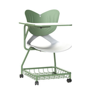 Cadeira de Treinamento Multifuncional com Mesa de Escrita e Rodas, Cadeira de Conferência Adequada para Uso Escolar e de Escritório - Product Image 4