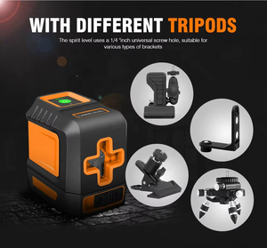 Direct Wholesale Sale Professional New Arrival Cross <strong>Green</strong> Beam Line Level <strong>Laser</strong> 2 Lines 360 Degree Industrial Rechargeable - Product Image 4