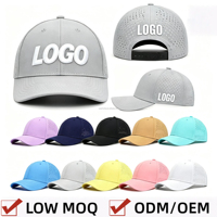 Casquette de baseball vintage personnalisée en polyester, casquette de camionneur en maille imperméable avec logo gravé au laser