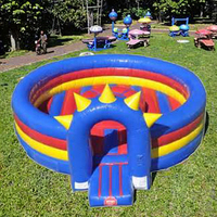 Jeux de joute de sport de cour de combat gonflable en gros de haute qualité pour le château gonflable de parc d'attractions commercial