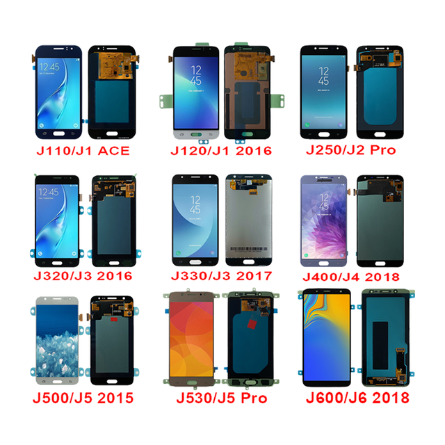 Mobile Phone LCDs for Samsung Galaxy J Series J110 J250 J320 J4 J5 J6 J610 J7 J8 Display Touch Screen for Samsung LCD