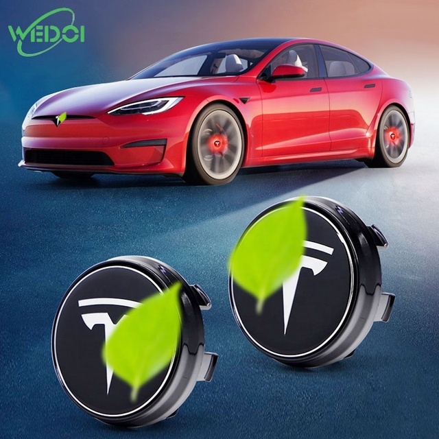 Brightening Wheel Hub Caps Kit for Tesla Model 3 Cap Wheel Center Cap Cover Emblem for Tesla Model 3/X/S/Y Accessories