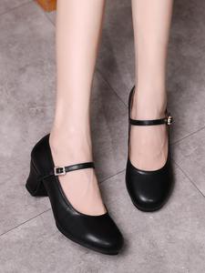 Prix de gros Liantishi DS02 <span class=keywords><strong>Chaussures</strong></span> de <span class=keywords><strong>danse</strong></span> latine à talon haut 5cm/3cm en PU avec semelle extérieure en cuir véritable pour femmes - Product Image 5