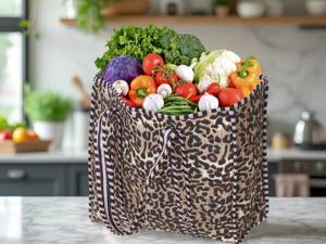 Sac fourre-tout en coton matelassé pour femme, style bohème, ouvert, pour usage quotidien, été et automne, écologique, durable, lavable, brodé - Product Image 2