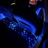 Kit LED Starlight, tapis de sol pour voiture, tapis avant et arrière pour Tesla Model 3 et BYD Kicks, en PVC et nylon