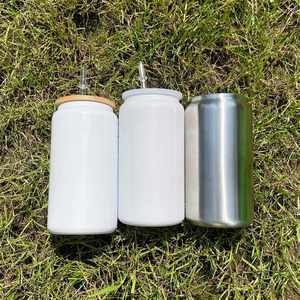 Vaso de Acero Inoxidable de 16 oz para Refrescos, Blanco para Sublimación, Vaso Metálico para Cerveza, Vaso de Acero Inoxidable de 16 oz, Envío desde Almacén en EE. UU. - Product Image 2