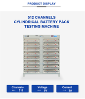 512 CH 5V 3A 5A 6A 10A Testeur de capacité de batterie cylindrique au lithium pour machines industrielles et ligne de Production de batteries