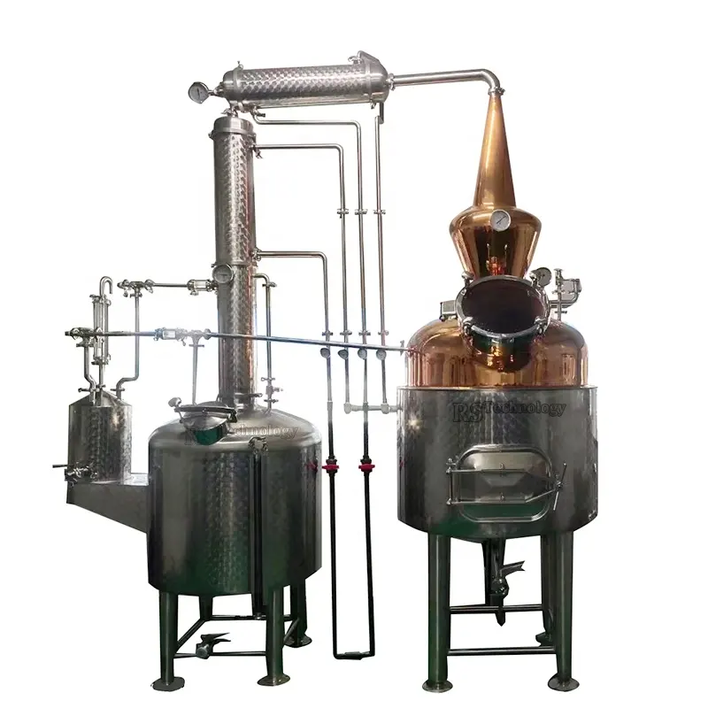 essential oils distillation alamb copper distill RS distillery machinery Hot sale