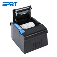 Impresora térmica de recibos de alta velocidad de 80mm Opciones baratas de USB/serie/Ethernet con papel térmico en stock