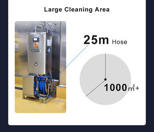 Nettoyeur à <span class=keywords><strong>vapeur</strong></span> de mousse d'hygiène extérieure d'équipement industriel portatif de nettoyage avec le long tuyau - Product Image 5