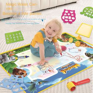 Alas Gambar Ajaib Laris Manis, Karpet Lukis Air, Alas Menggambar, Kain Lukis yang Dapat Digunakan Kembali, Mainan Edukatif, Set Melukis - Product Image 2