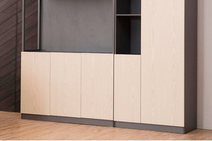 Petite bibliothèque familiale, classeur <span class=keywords><strong>de</strong></span> <span class=keywords><strong>rangement</strong></span> et portes en bois pour le bureau, armoire à livres modulaire pour vente promotionnelle - Product Image 5