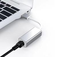 Adaptador LAN Ethernet Externo USB2.0 a RJ45 de 10/100Mbps, Tarjeta de Red Cableada PCE08 para PC y Laptop