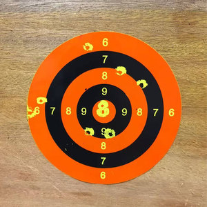 Giấy mục tiêu bắn 4 inch-Màu huỳnh quang, giấy mục tiêu bắn hiệu ứng splatter, giấy mục tiêu bắn Đào Tạo - Product Image 2