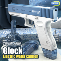 Pistolet à eau ergonomique tendance pour fêtes en plein air, à jet rapide, type chargeur, le plus vendu