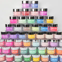 Suministros para Uñas, Colores de Alta Pigmentación, Polvo Acrílico Profesional de 1oz, Set de Polvo Acrílico Color Rosa Nude para Extensión de Uñas