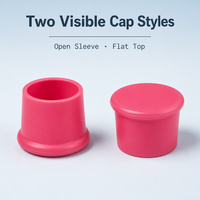 Bouchons de bouteille en silicone réutilisables, styles manchon ouvert et dessus plat, plusieurs couleurs, certifiés CE/UE, style simple pour le stockage de bouteilles de vin