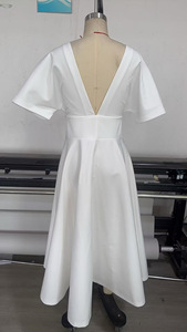 ชุดเดรสแฟชั่นแขนสั้นคอวีเซ็กซี่สำหรับผู้หญิงในฤดูร้อน - Product Image 6