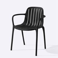 Chaises de patio de jardin empilables en plastique blanc d'usine avec des prix élevés