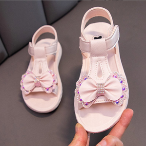 Sandalias de Moda para Niñas, Estilo Popular, Zapatos Romanos para Niñas Pequeñas, Sandalias de Princesa con Suela Suave, Sandalias de Goma para Niñas Grandes de Verano - Product Image 2