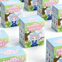 Emballage personnalisé pour boîte mystère en carton gris, boîte rigide écologique pour figurines de collection, jouets, poupées, avec doublure en éponge, pour exposition et vente en gros