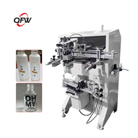 Machine d'impression d'écran en plastique semi-automatique de QFW pour le cuir, verre en métal, électronique, machine d'imprimante d'écran de jouets