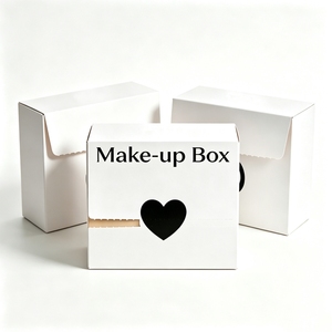 Caja de Maquillaje, Empaque Rígido de Papel, Almacenamiento Rectangular, Caja de Cartón para Cuidado de la Piel, Regalo Cosmético, Impresión Personalizada Disponible - Product Image 1