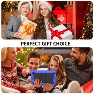 Étui pour tablette T-Mobile Revvl Tab <span class=keywords><strong>2</strong></span> 10,1 pouces, résistant aux chocs, protection intégrale à 360 degrés, robuste, avec béquille intégrée, étui pour tablette Android - Product Image 6