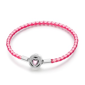Pulseira DIY de Corrente de Cobra em Liga Metálica Banhada a Prata com Pingente de Frasco de Perfume, Laço, Coração e Unicórnio – Presente - Product Image 6