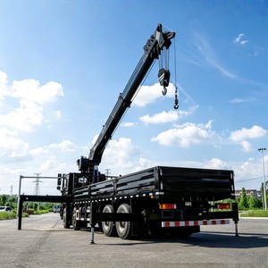 Camion-grue lourd Shacman 8x4 personnalisé, 25 tonnes, 40 tonnes, grue télescopique pour l'Afrique - Product Image 5
