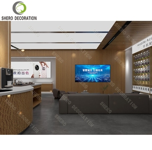 Luxury Mobile Phone Shop Design Custom Durable Phone Display Counter Table For Mobile Phone Display Cabinet Showcase - Product Image 3